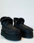 W4-MINI ESKIMO Platform Boot Cracked Black