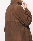 DW6-MALIKA Giacca Over Nabuk Whisky J24 Woman