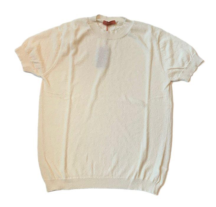 S4-0436 T-Shirt Spugna Panna Man