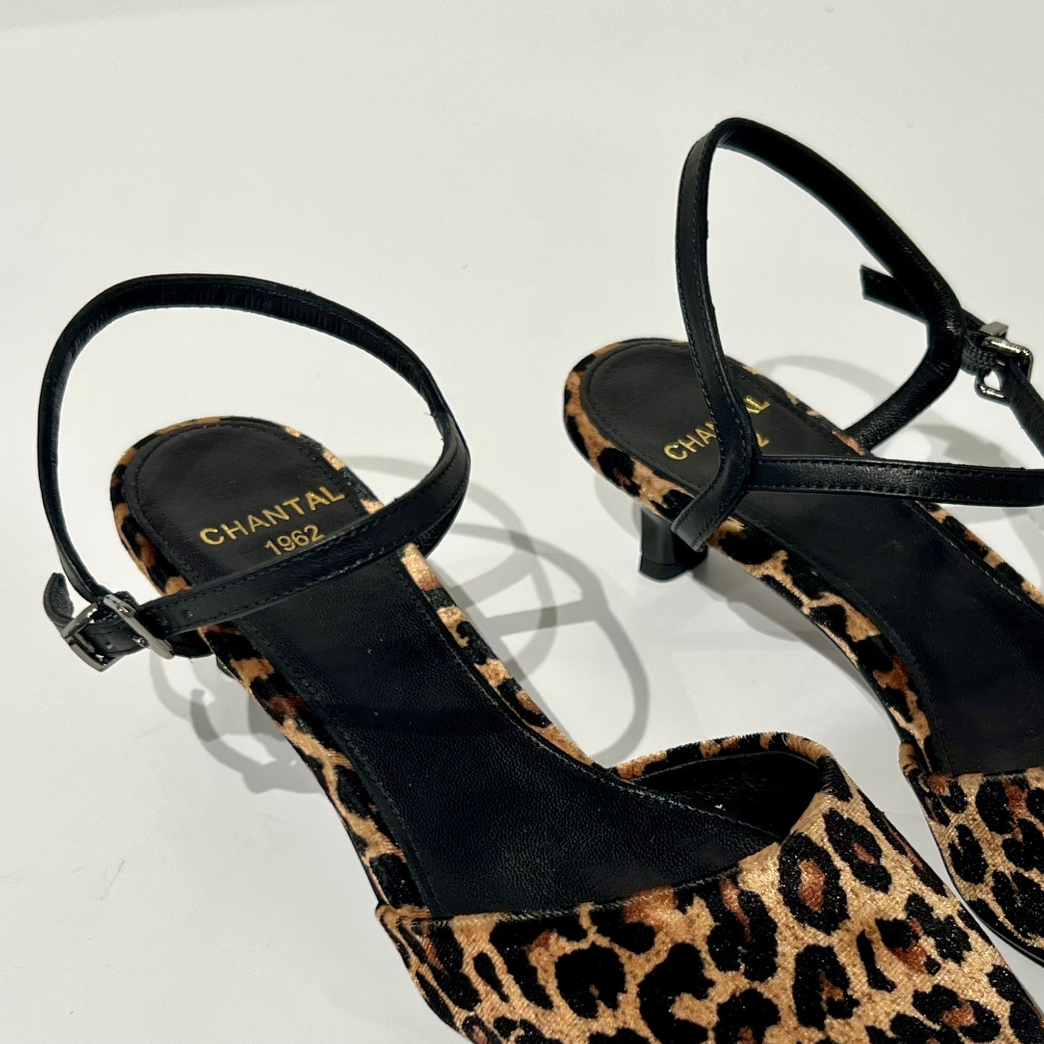 W5-2680 Slingback Velluto Leopard