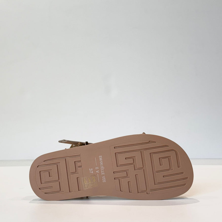 S5-917-12 NINA Sandalo Basso Borchie Gold