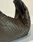 S6-1002 Borsa Tracolla Piatta Laserata Cinder 745