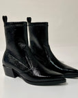 W5-90049 Stivaletto Texano Stretch Nero