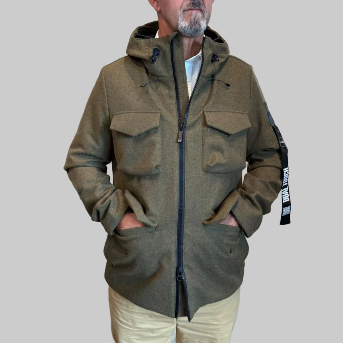 W6-SPIREMARK Field Jacket Tech Loden Man