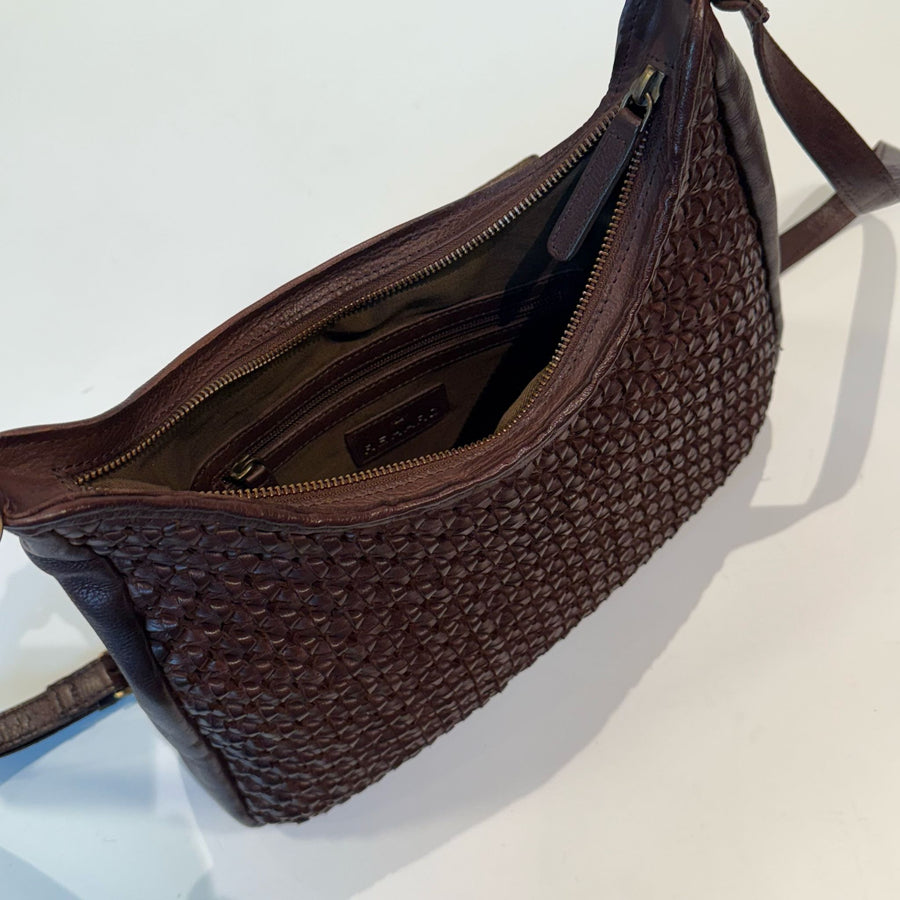 S5-8907 Borsa Tracolla Intrecciato Cow Chest 066