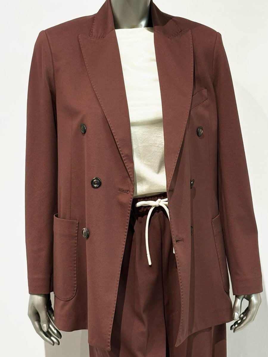 SD5-3401 Pantalone Coulisse Reddish Brown Woman
