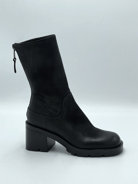 W3-5473 Tronchetto Tacco Nero