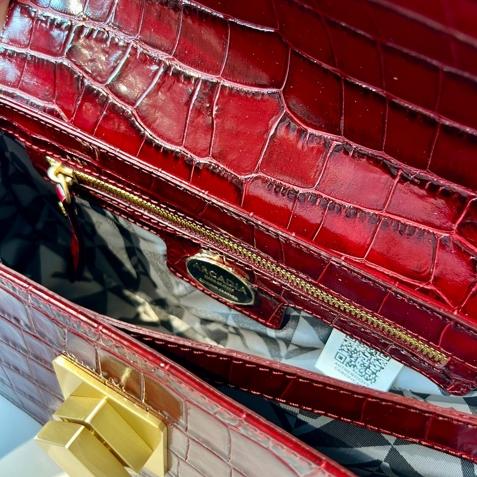 W5-1902 FLAVIA Borsa Cocco Vinaccia