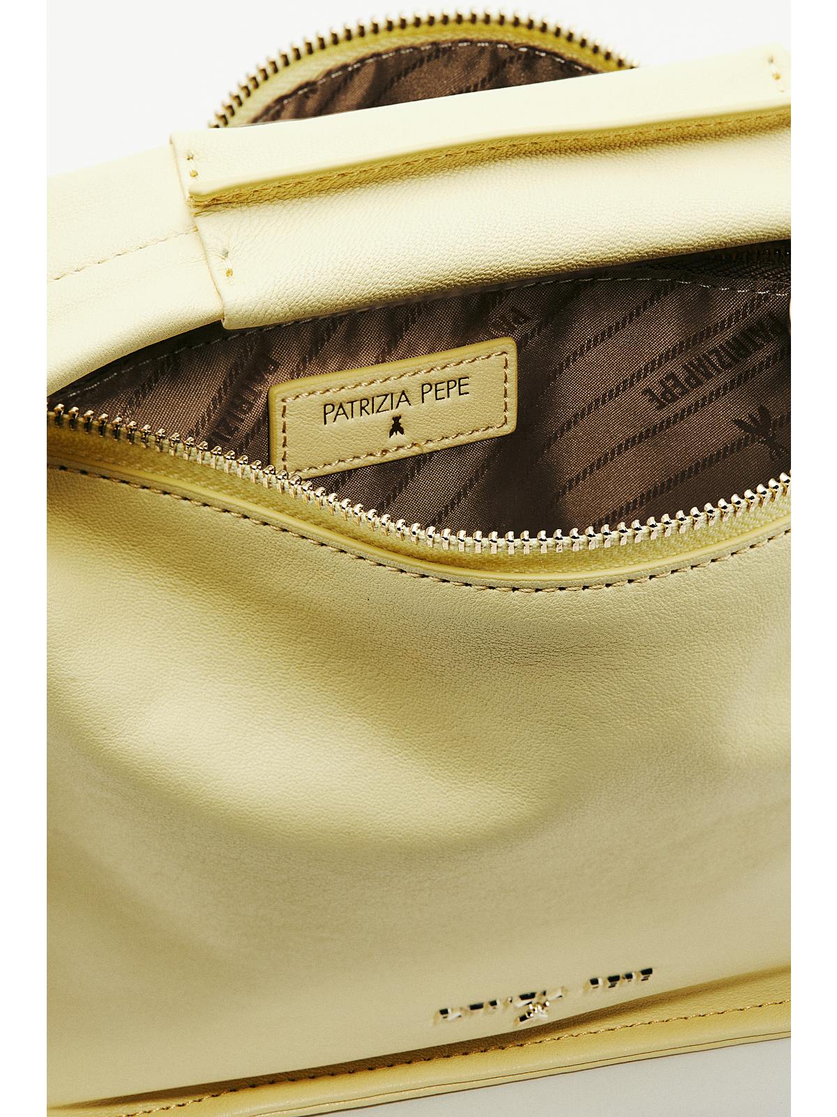 S6-8B0316 Borsa a Spalla Contemporary Hobo Piccola in Pelle Vanilla