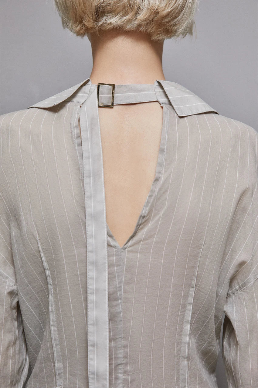 W4-8C0710 Camicia Gessata in Cotone