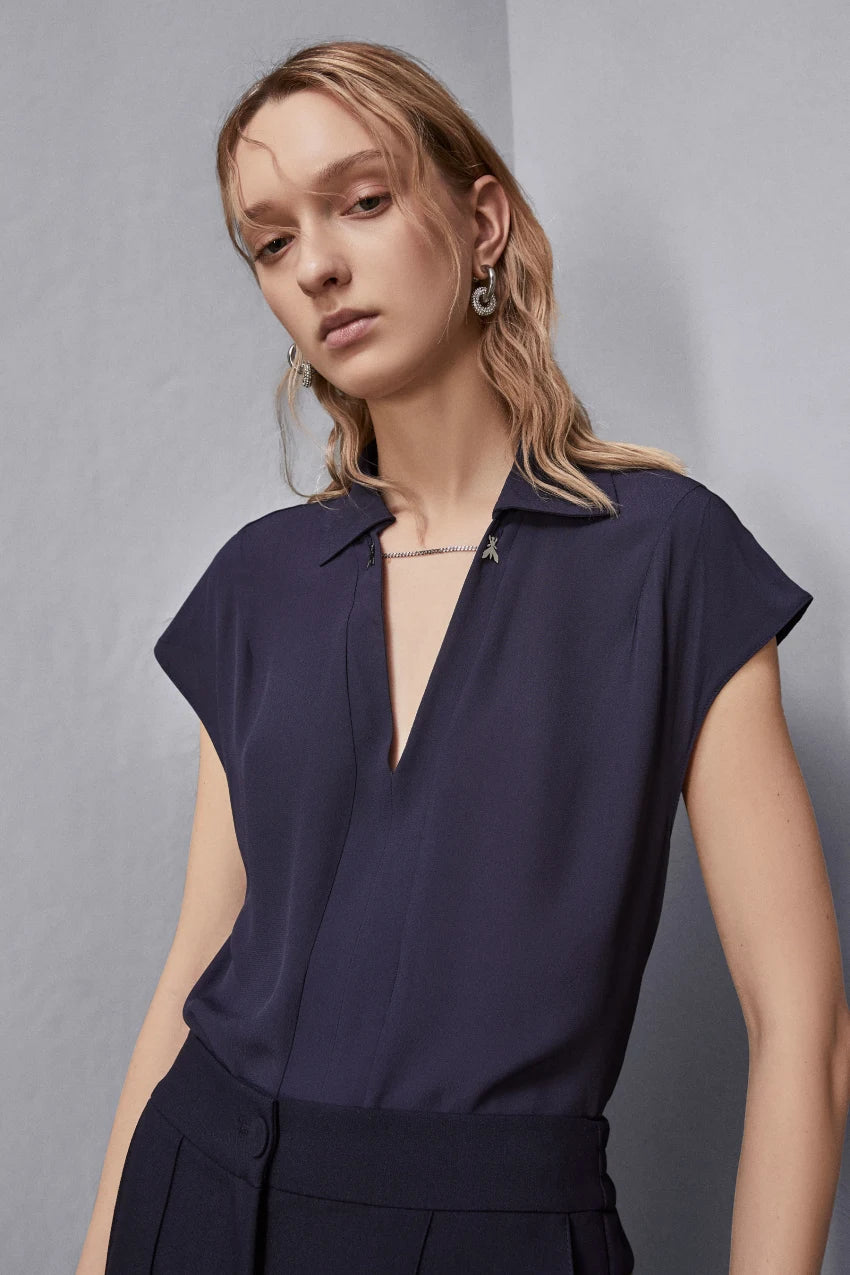 S5-8C0775 Casacca Smanicata "Essential" Blu