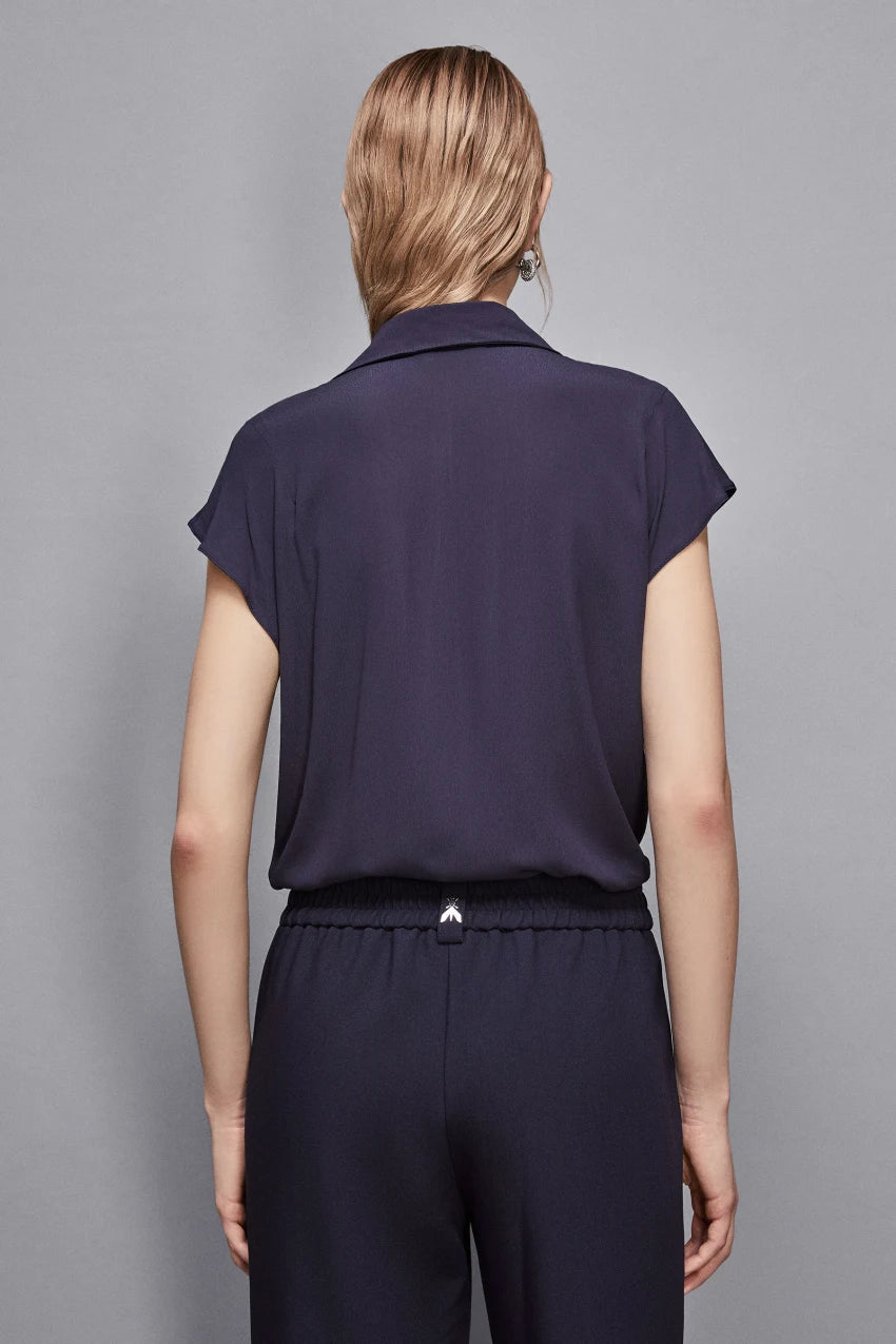 S5-8C0775 Casacca Smanicata "Essential" Blu