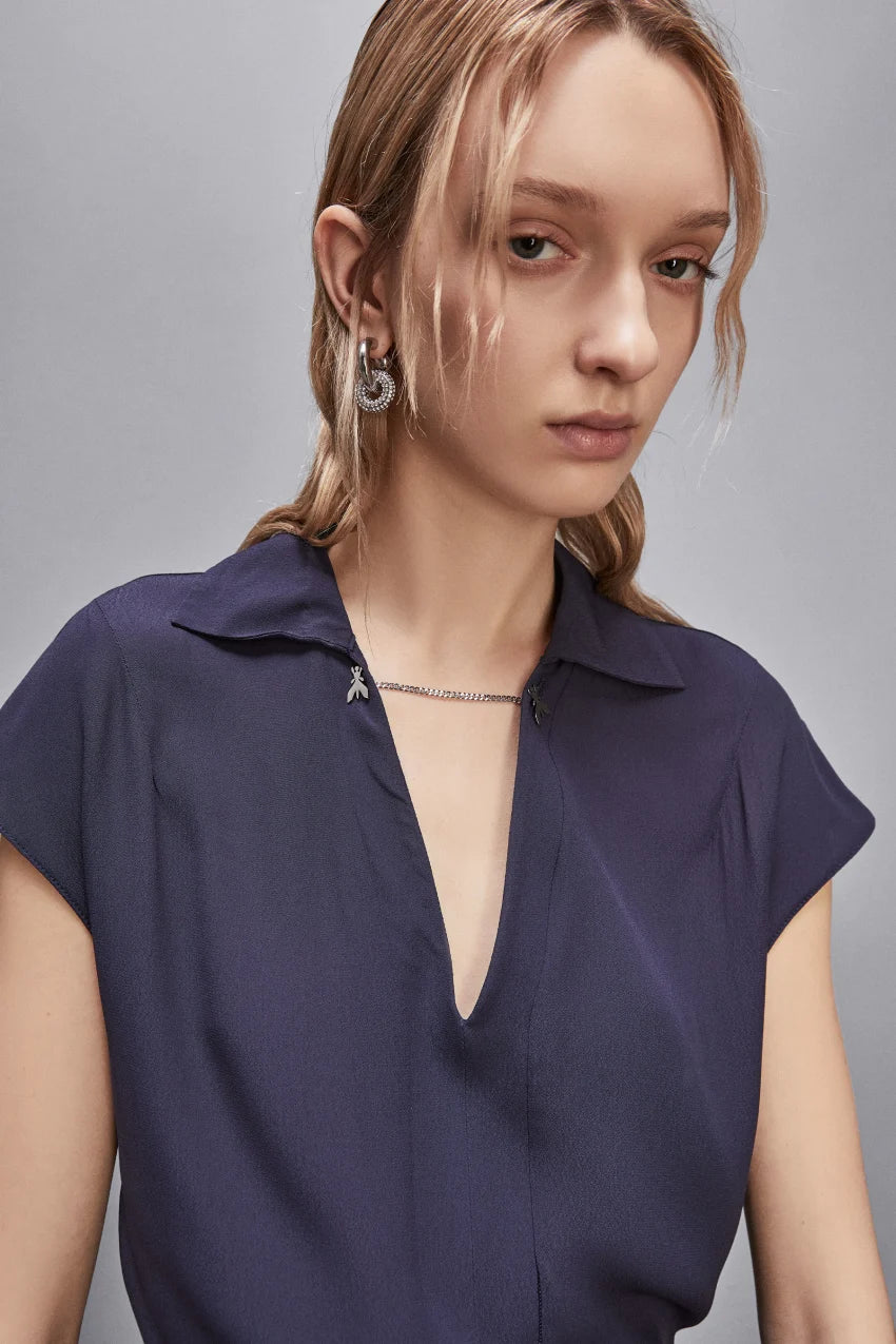 S5-8C0775 Casacca Smanicata "Essential" Blu