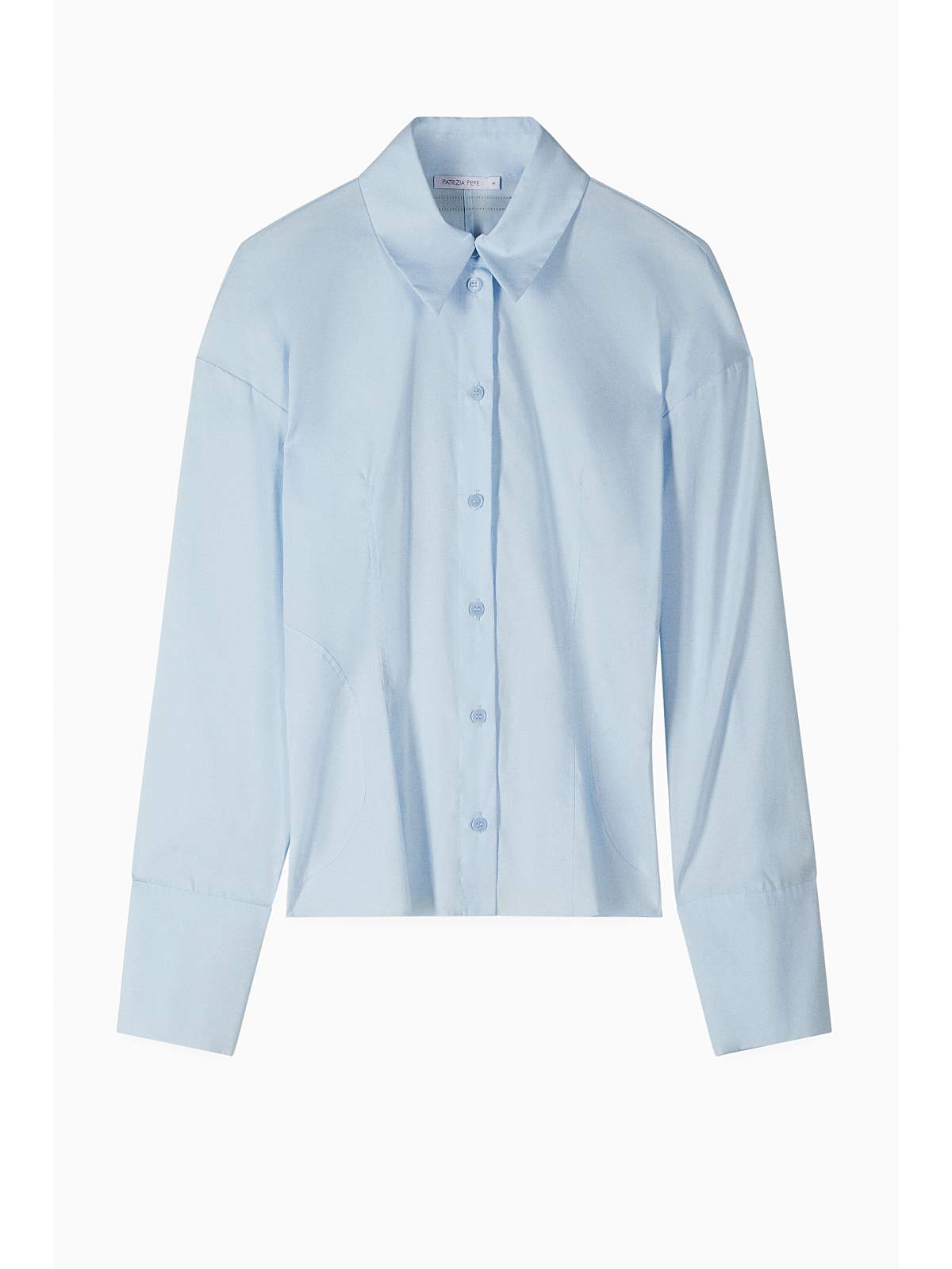 W5-8C0789 Camicia In Cotone Stretch Ice Water