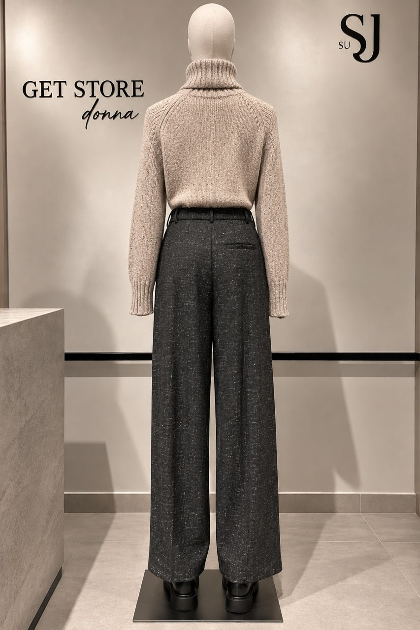 W6-E501 Pantalone Nero