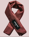 S6-8F0115 Foulard Ivory Hot Brown