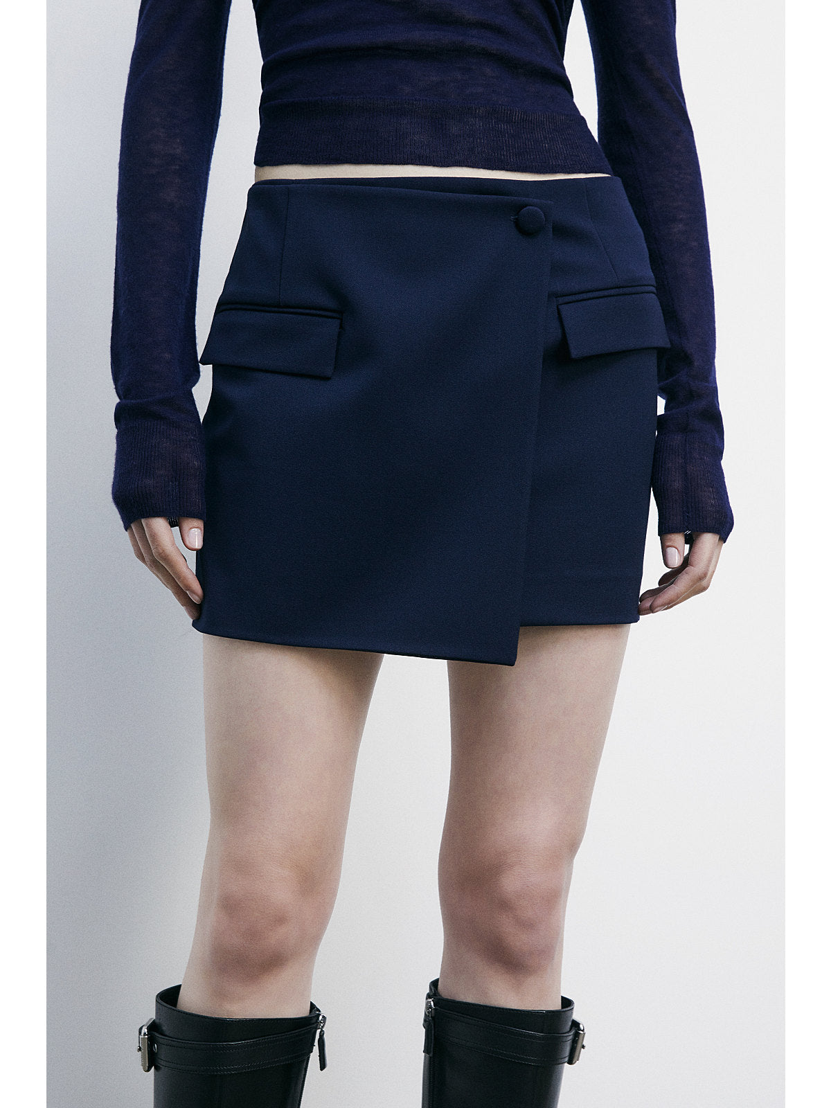 W5-8G0483 MInigonna a Portafoglio Evening Blue