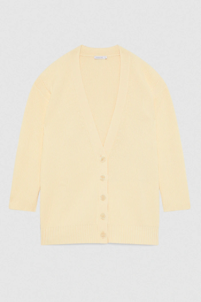 S5-8K0243 Cardigan Oversize Light Vaniglia
