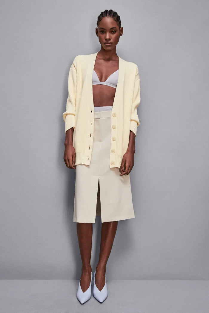 S5-8K0243 Cardigan Oversize Light Vaniglia