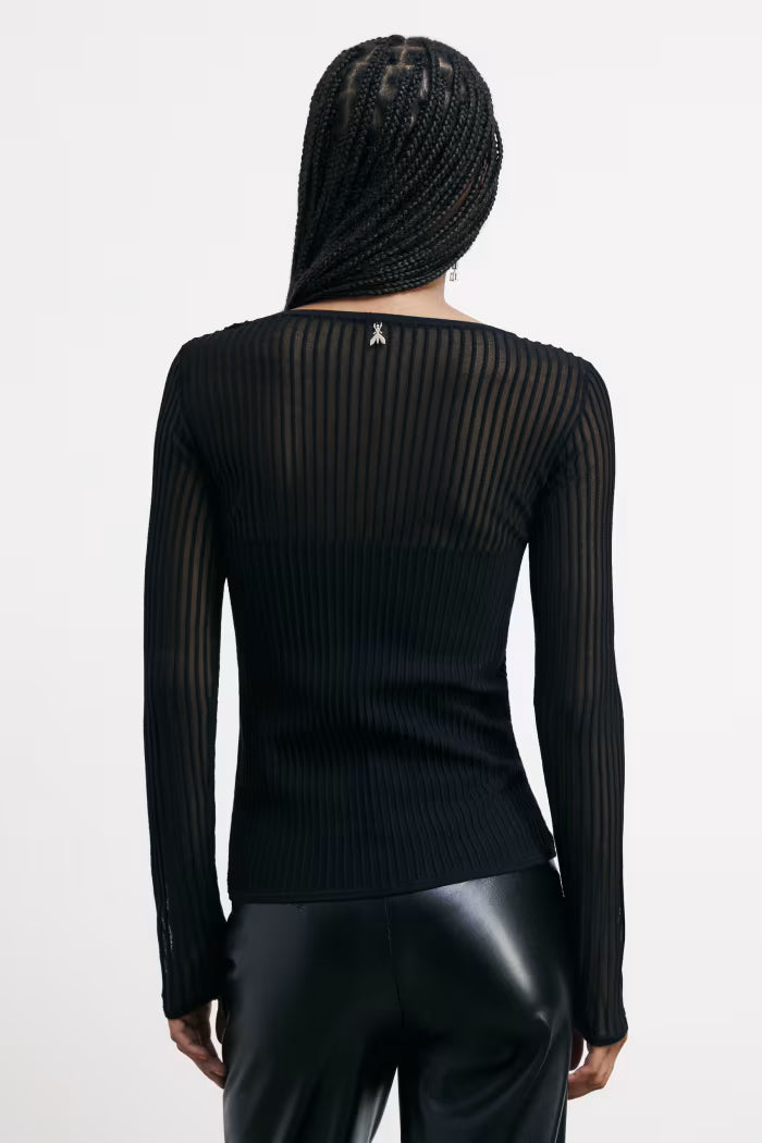 W5-8K0305 Maglia con Costine Purple Red