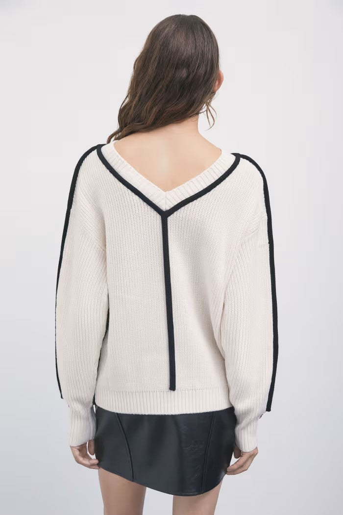 W6-2K0312 Maglia Fluida White/Black
