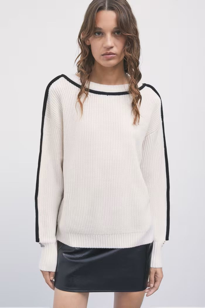 W6-2K0312 Maglia Fluida White/Black