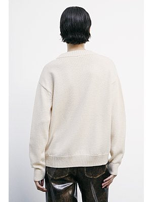 W5-8K0335 Maglia con Logo Natural Dust