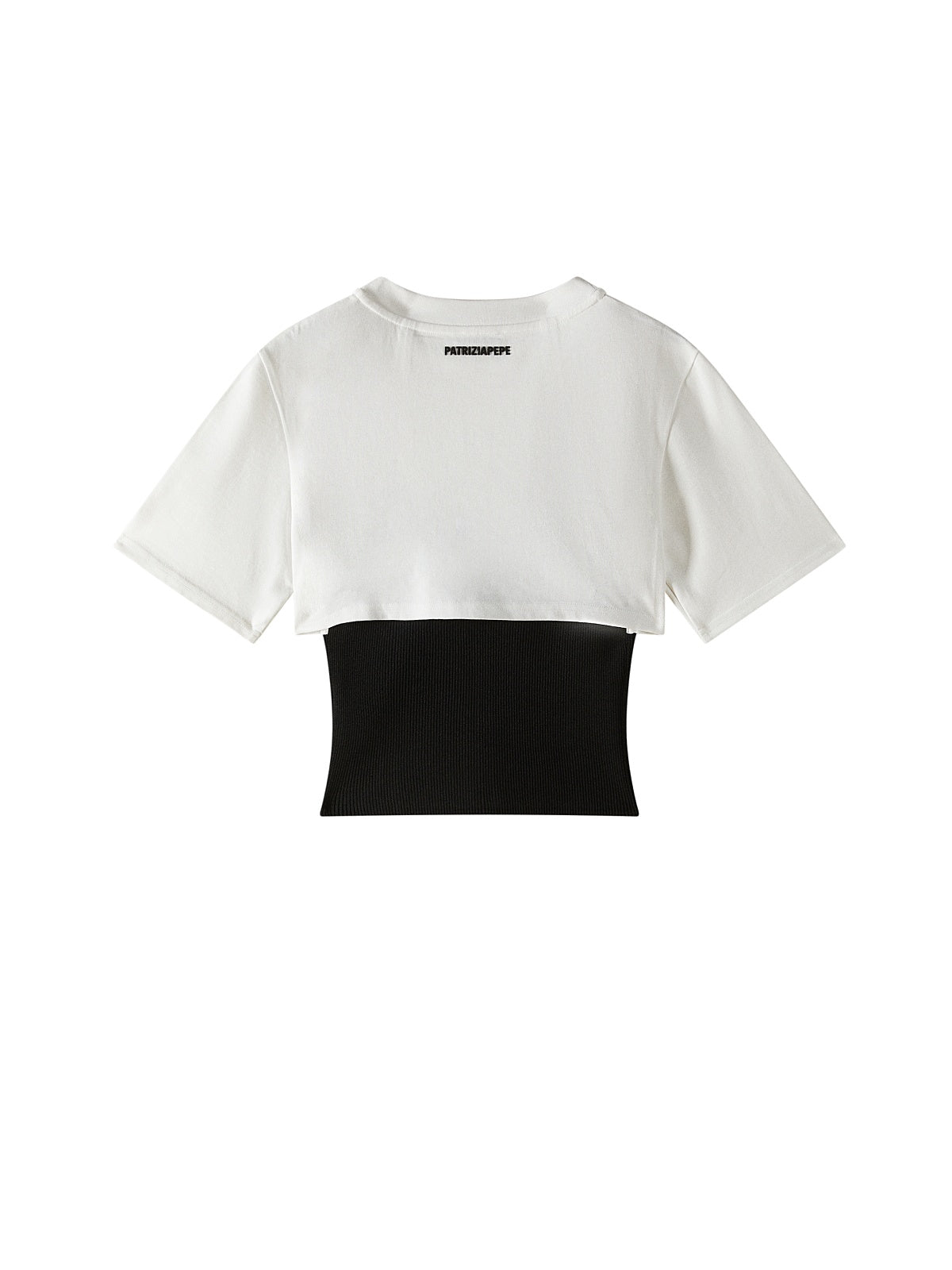 S6-8K0385 Maglia Jersey Bicolore Bianco-Nero