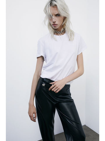 W5-8M1543 T-shirt Logo "Essential" Bianco