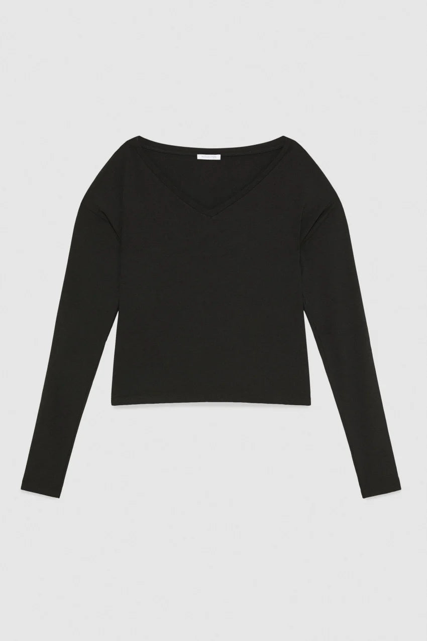 W4-8M1647 Maglia Viscosa Essential Nera