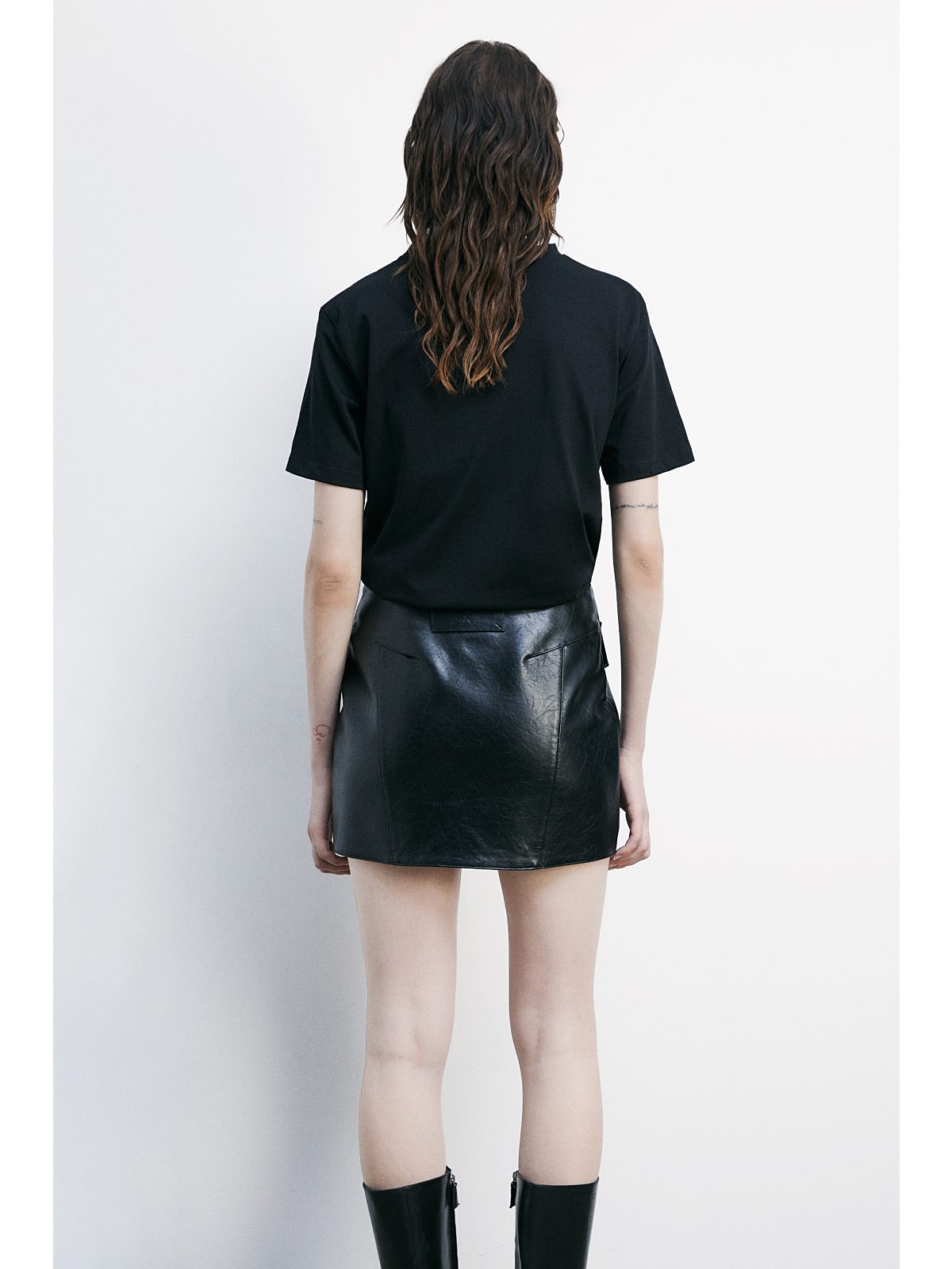 W5-8M1721 T-shirt Manica Corta Nera