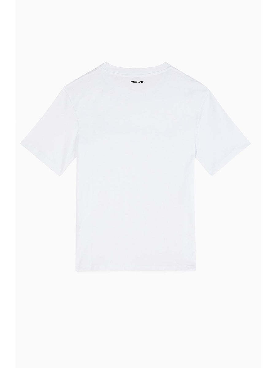 W5-8M1721 T-shirt Manica Corta Bianca