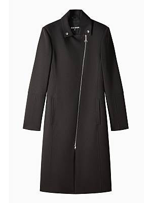 W5-8O0206 Cappotto Chiodo "ESSENTIAL" Nero
