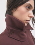 W6-8O0207 Parka in Lana Cashmere Wood Brown