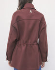 W6-8O0207 Parka in Lana Cashmere Wood Brown