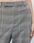 W6-8P0355 Pantaloni Sartoriali Brown Check