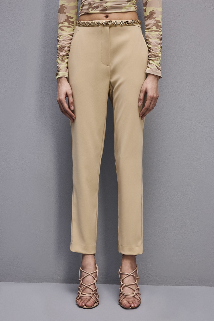 S4-8P0585 Pantalone Essential Beige Desert