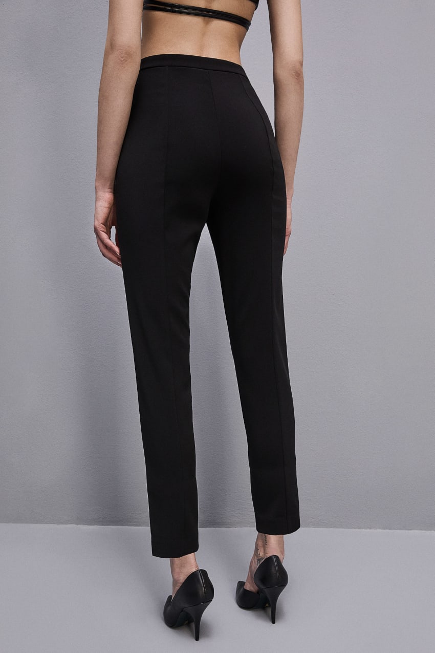 S4-8P0585 Pantaloni Essential Nero