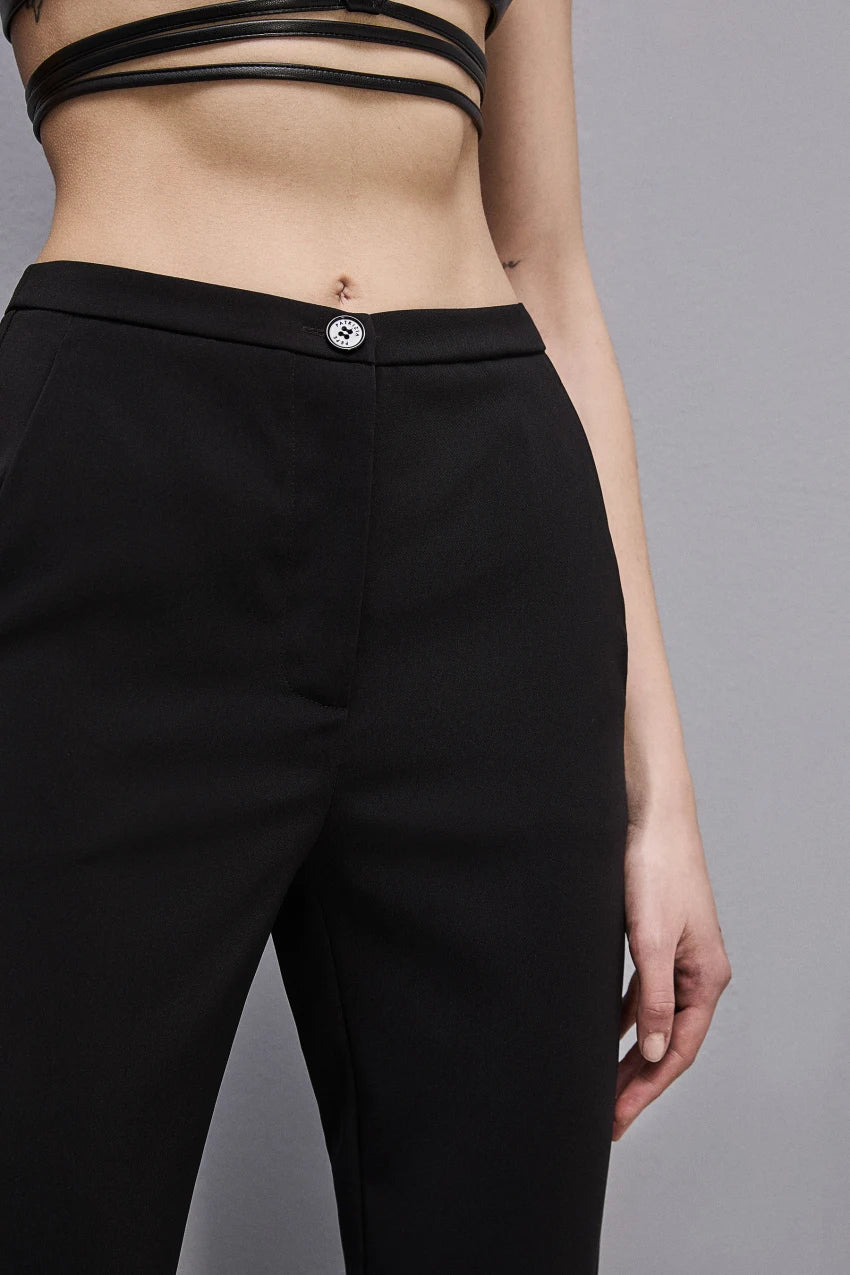 S4-8P0585 Pantaloni Essential Nero