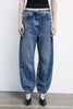 W5-8P0717 Jeans Baloon Black Wash