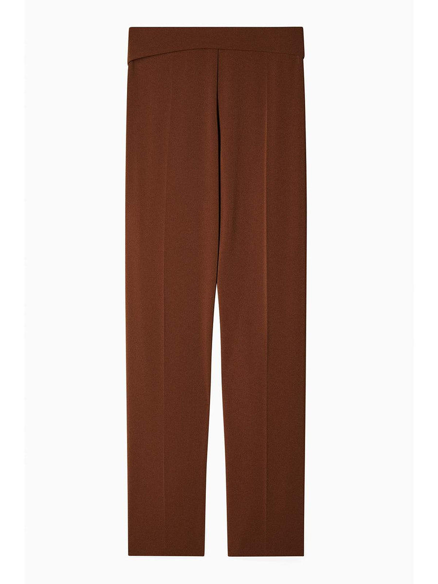 W5-8P0730 Pantaloni a Sigaretta Earth Brown