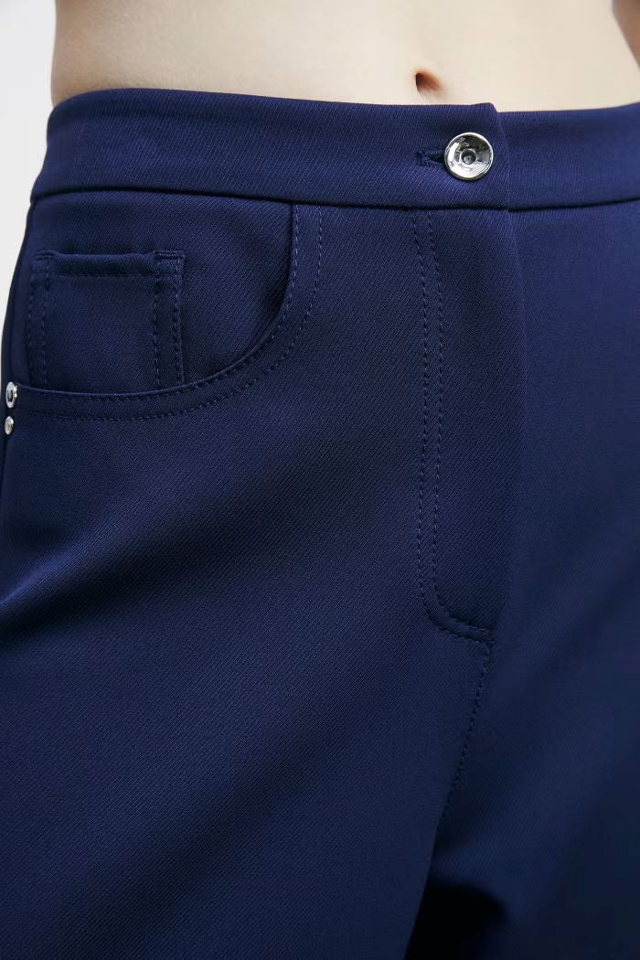 W5-8P0759 Pantalone a Palazzo Blu