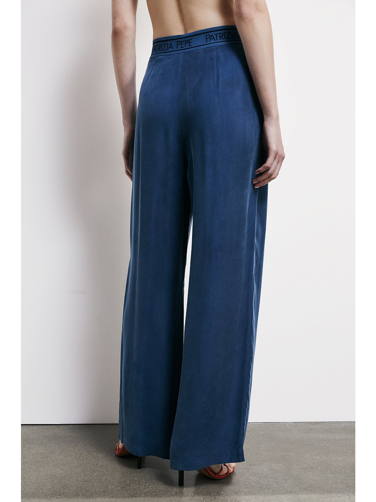 S6-8P0778 Pantalone Fluido Lagoon Blue