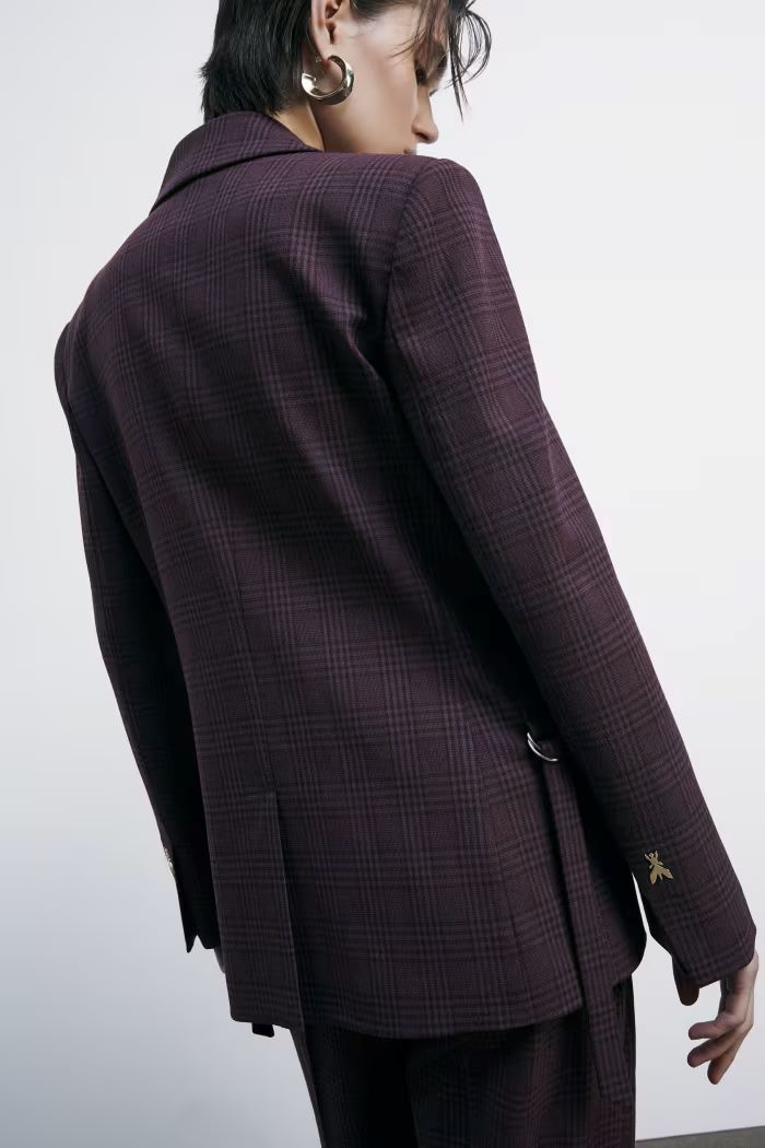 W5-8S0553 Blazer Fluido Purle Check