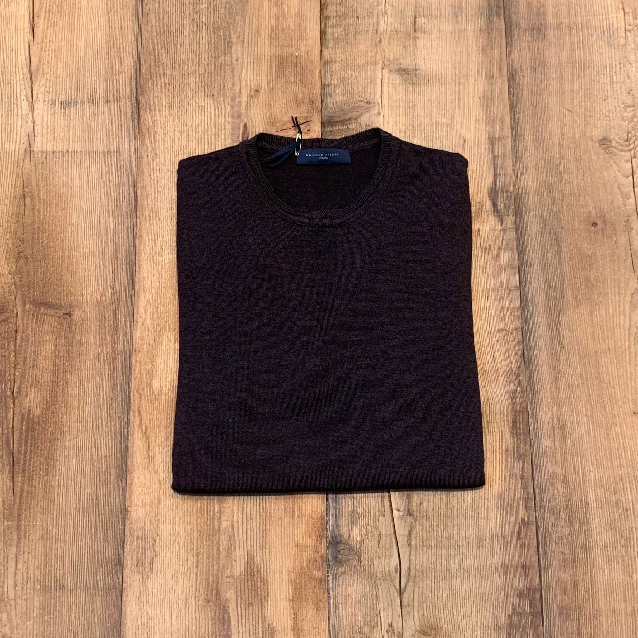 W5-0002 Maglia Lana Girocollo Moro33 Man