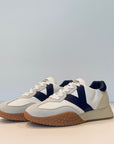 US4-KM9313 Sneaker White/Navy Man