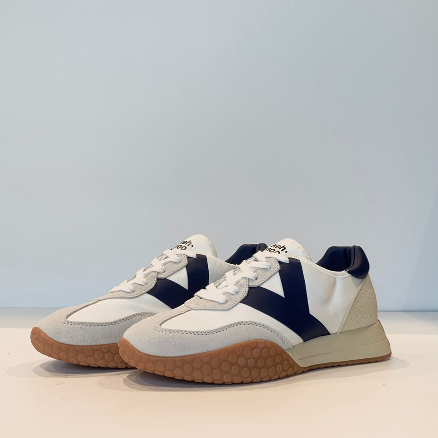 US4-KM9313 Sneaker White/Navy Man