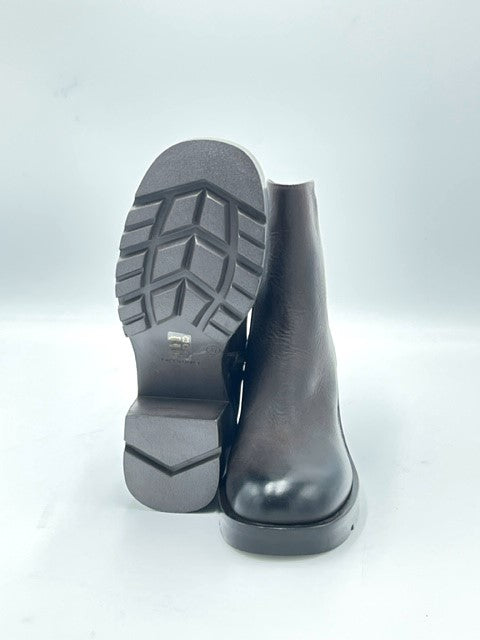 W3-5472 Polacchino Tacco Testa Moro