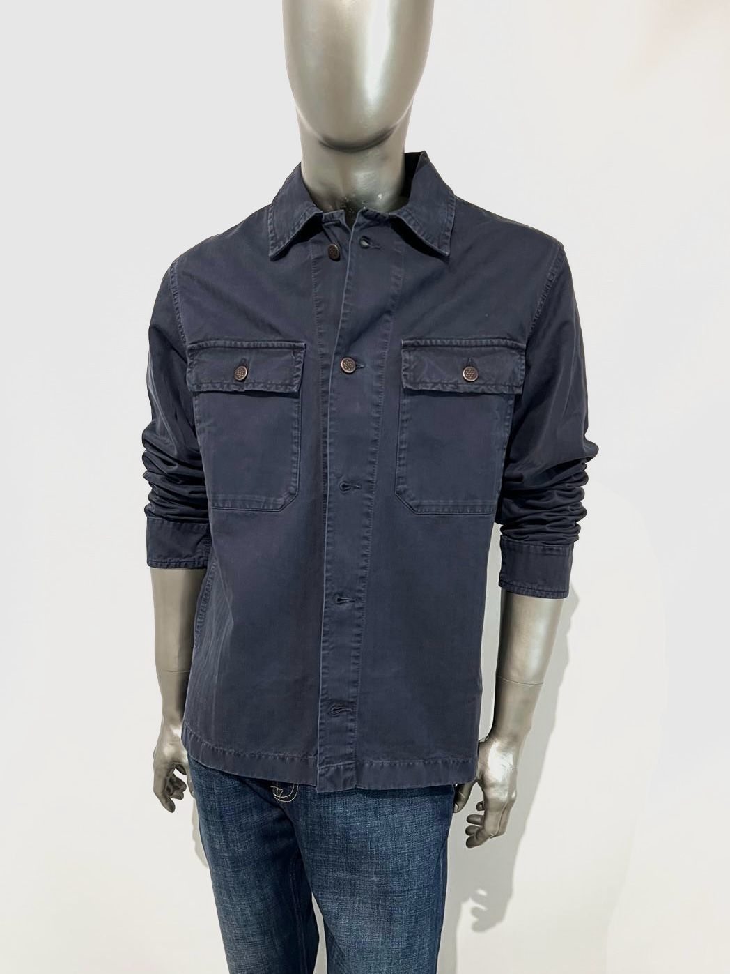 US5-WILLYS HBT OverShirt Canvas Navy Man