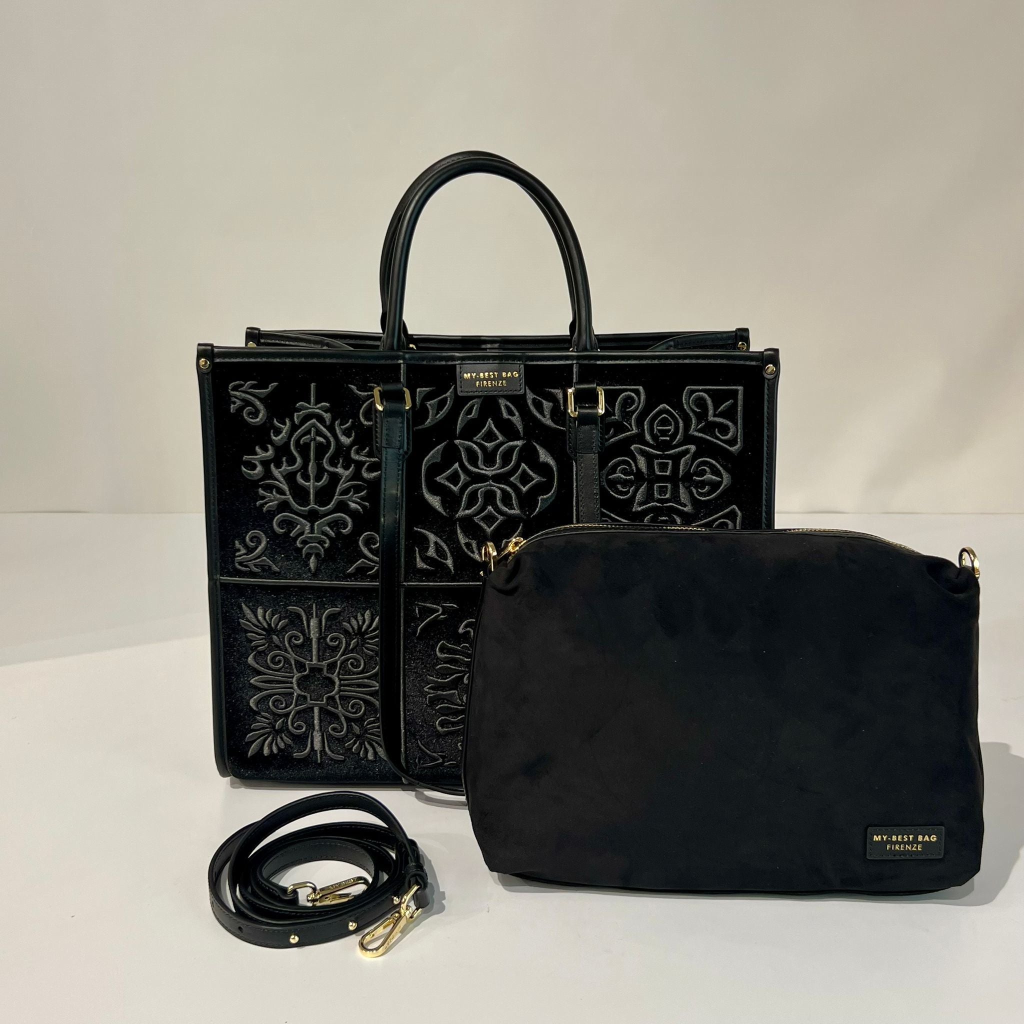 W5-1002 ATENA LISBONA Shopper Media Black Tie